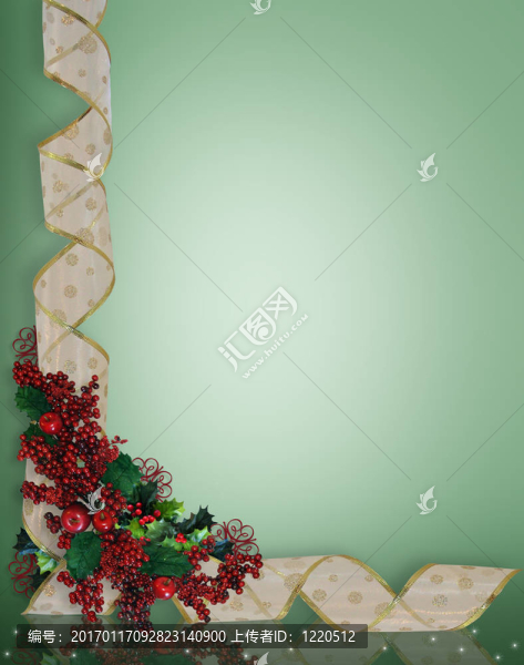 圣誕絲帶角設(shè)計(jì)