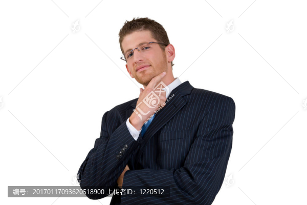 時尚的商人