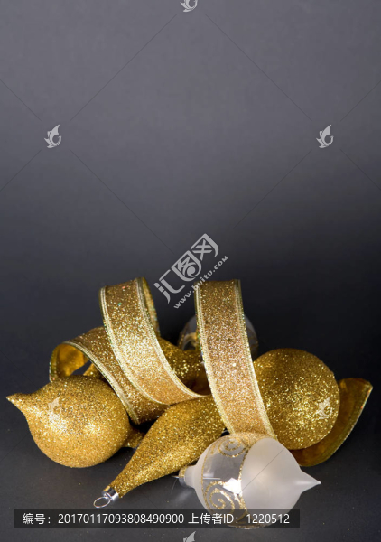 黃金圣誕裝飾品