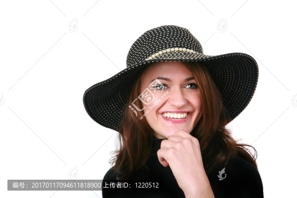 美麗時尚的黑發(fā)