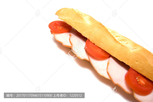 白夾心三明治