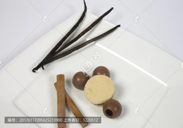 巧克力球和面包制品