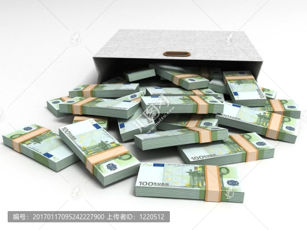 具有灰色數(shù)據(jù)包的歐元貨幣