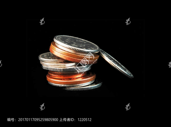 英國(guó)硬幣堆棧