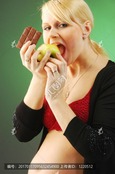懷孕的女人