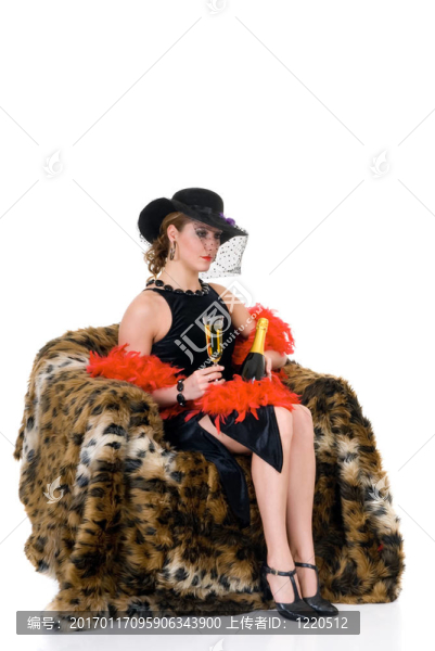 有吸引力的魅力女人