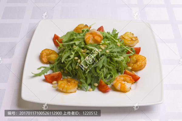 明蝦沙律