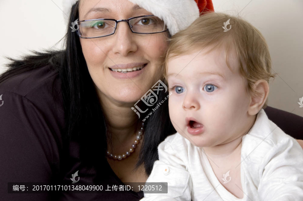 母親和孩子的肖像