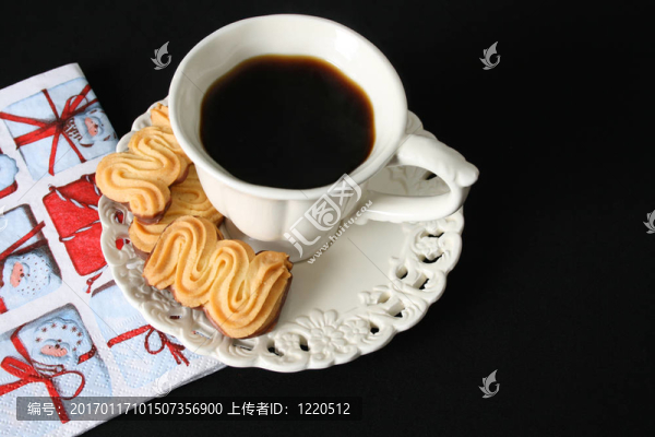 圣誕節(jié)的早晨咖啡