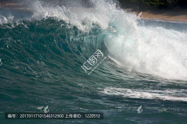 戲劇性的Shorebreak,Wave