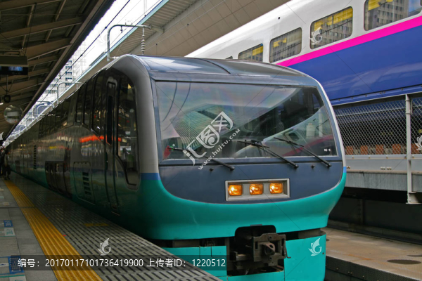 日本的父視圖的火車