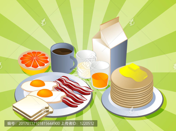 完整的早餐