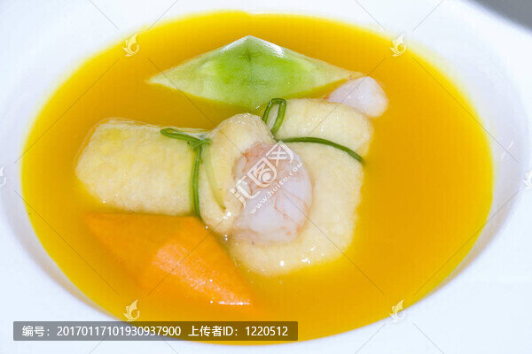 中餐的蝦
