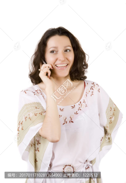 年輕的女人交談