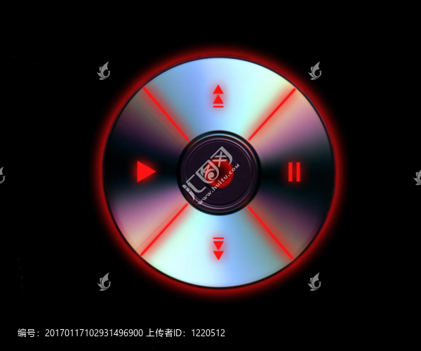 CD播放器的黑色