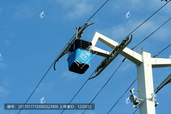 藍色的纜車