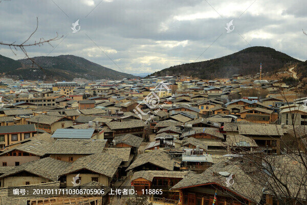 香格里拉,獨(dú)克宗古城,美景