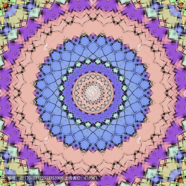 唯美花型抽象圖案背景,無分層