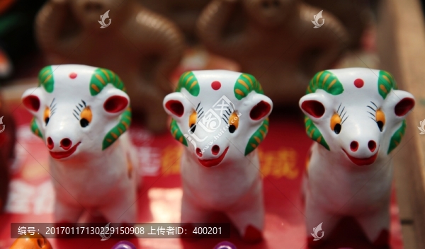 手工藝品,泥塑羊