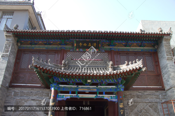 門樓,灑金橋清真西寺