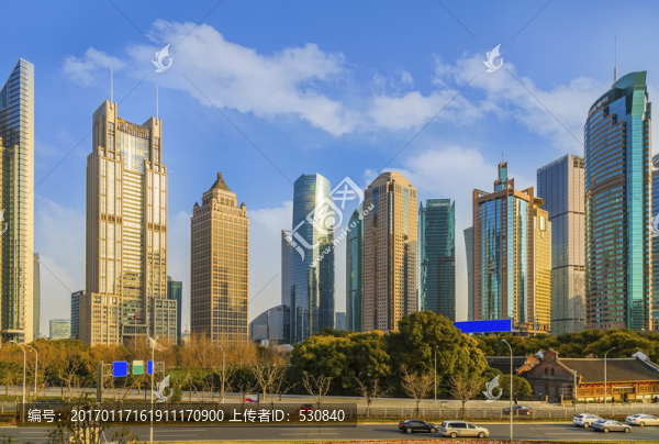 上海浦東,陸家嘴建筑群