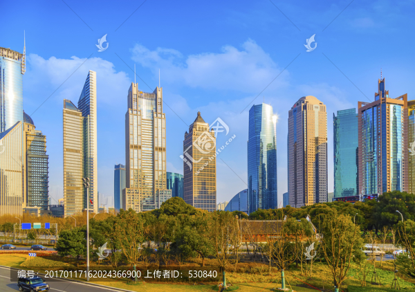 上海浦東,陸家嘴建筑群