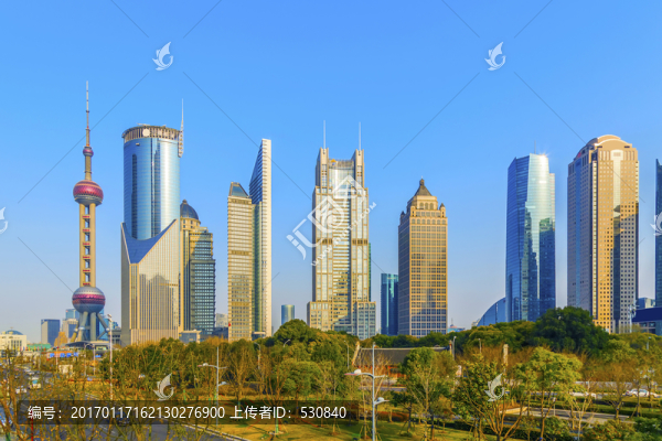 上海浦東,陸家嘴建筑群