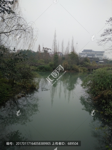 浣花溪畔景