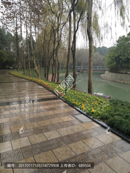 浣花溪畔