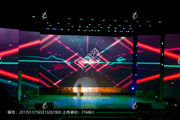 舞臺(tái),背景,燈光,效果