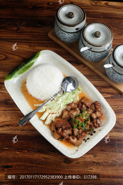 鹵肉蓋飯