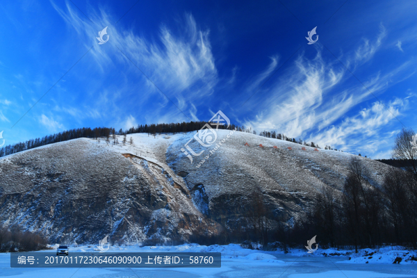 冰河山脈雪景