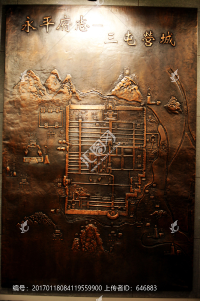 城區(qū)圖,鳥瞰圖,古代地式圖
