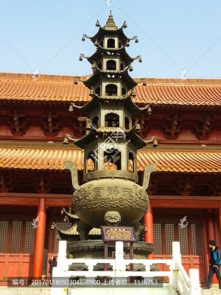 天靜宮青銅塔,鼎