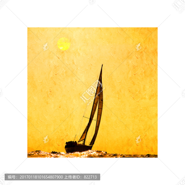 一帆風(fēng)順掛畫(huà)