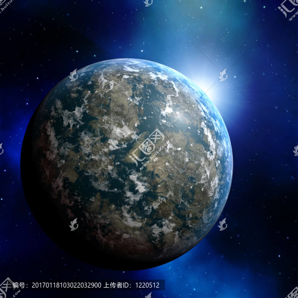 地球上的插圖