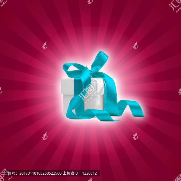 與紅色背景禮品盒