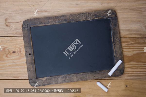 舊黑板和粉筆