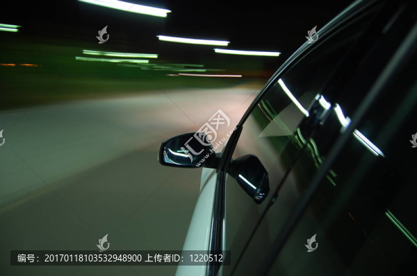 運動中的夜間駕駛
