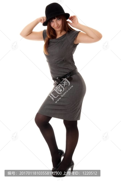 戴帽子的女人