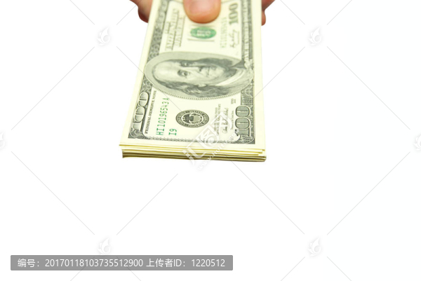 錢在手里