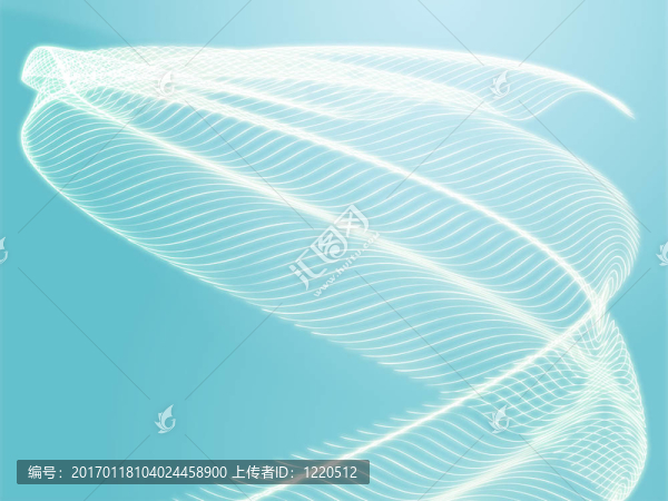 波浪狀的發(fā)光的顏色