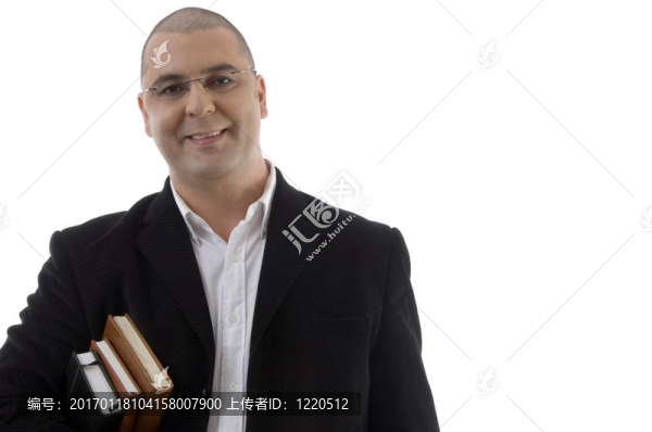 微笑的商人與書籍