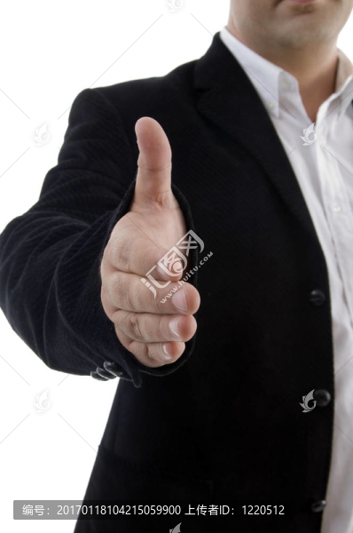半秒商人握手