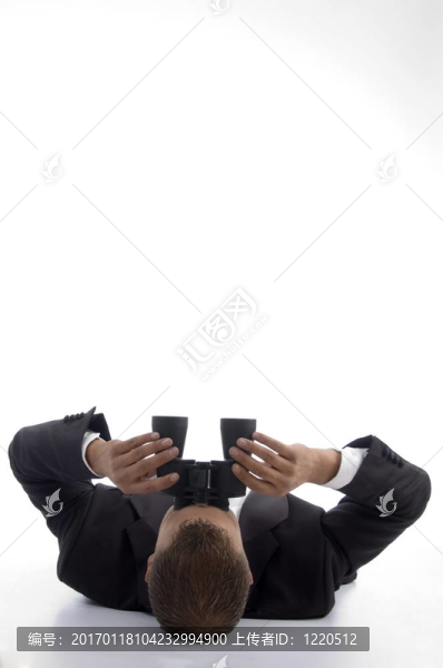 英俊的年輕商人