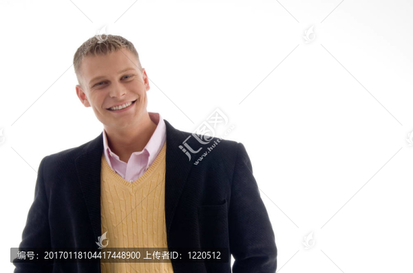 微笑商人的肖像