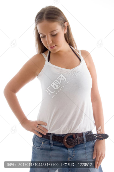 擺姿勢(shì)的女人向下看-匯圖網(wǎng) www.fosd68.com 擺姿勢(shì)的女人向下看