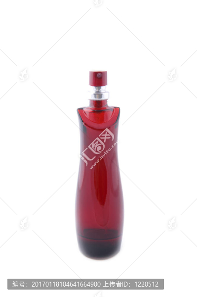 紅色的香水瓶