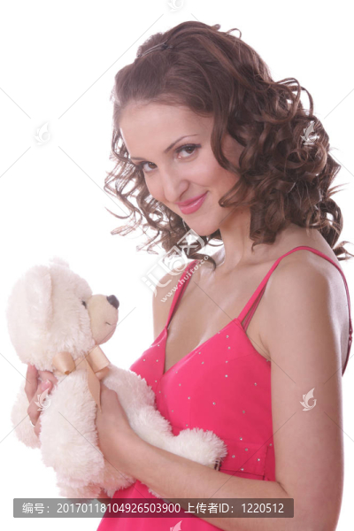 蜷縮著的女孩