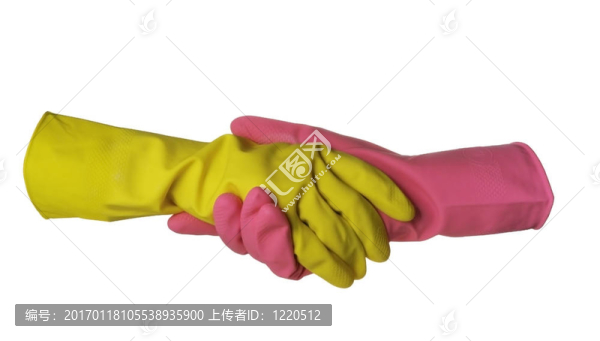 握手是在衛(wèi)生手套